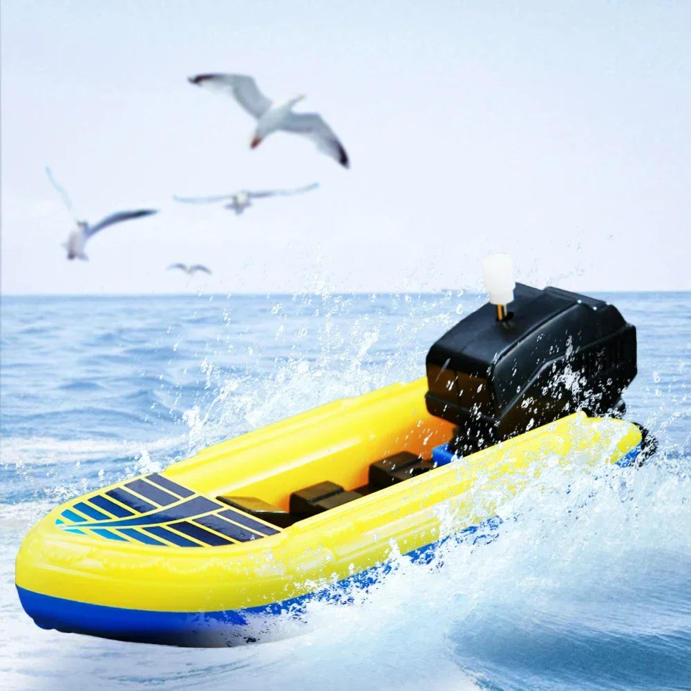 2 Pezzi Barche Giocattolo - Nave Velocissima Galleggiante, Gioco da Bagno/Doccia per Bambini, Regalo