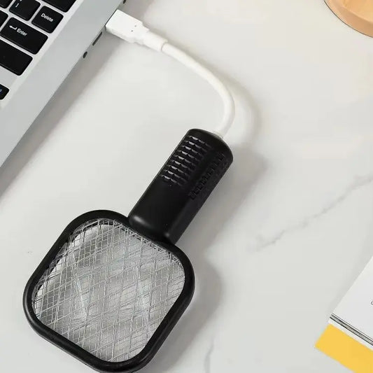 Trappola per Mosche USB a Luce UV Mini Zanzaricida Elettrico Portatile Scossa Elettrica per Zanzare Moscerini, Estate
