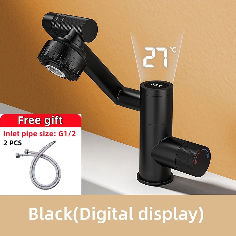 ✨ RUBINETTO A LED DIGITALE 360° – Tecnologia & Design Futuristico per il Tuo Bagno!