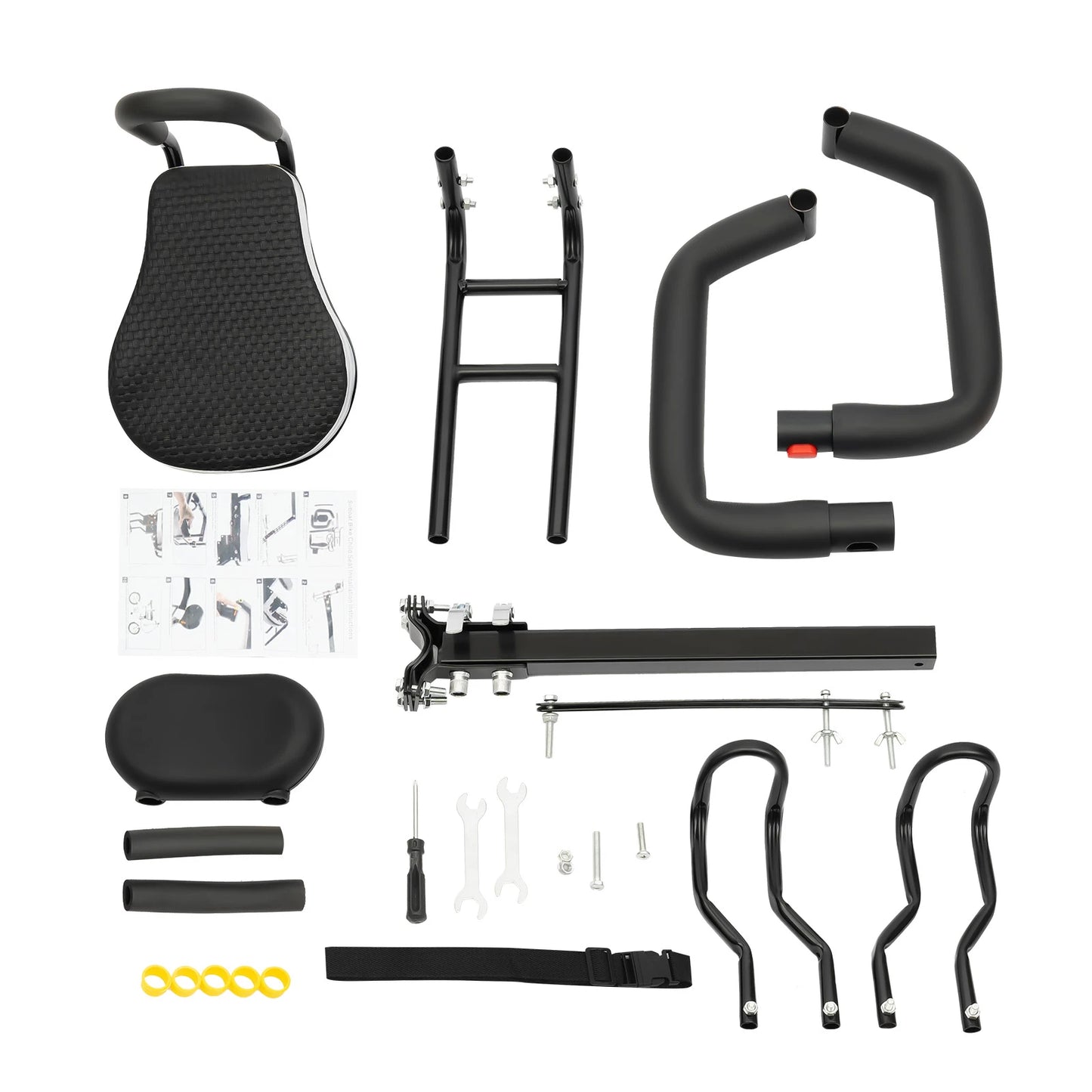 Seggiolino Multifunzione Universale 🚲👶 | 80kg, Doppia Sicurezza