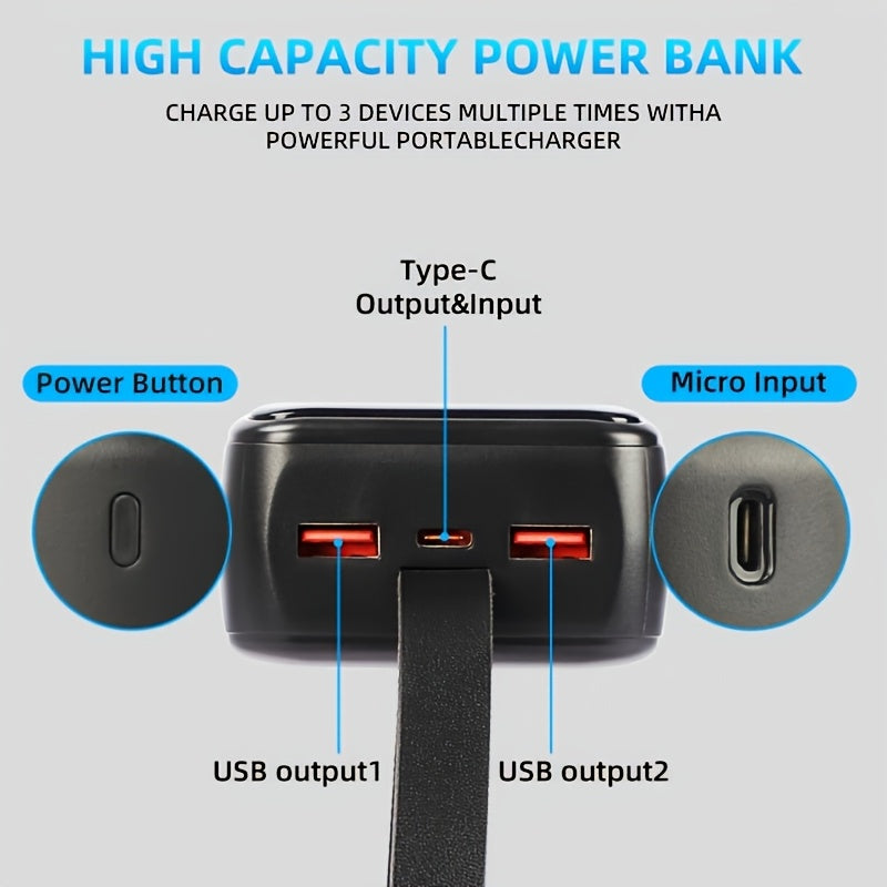 Power Bank 50.000mAh 🔋  Ricarica 22.5W Ultra Veloce ✅&nbsp;Compatibile con iPhone 16/15- E tutti gli smartphone