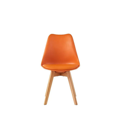 Set 4 Sedie Mod. Eva - Design Ergonomico, 7 Colorazioni, Per Interni/Esterni