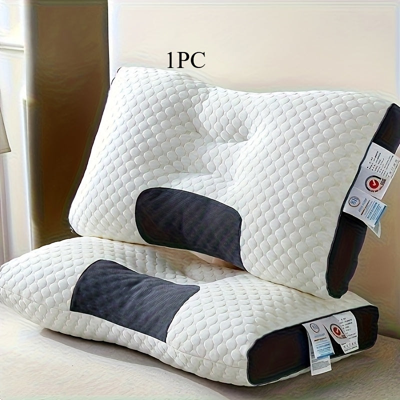 Cuscino Cervicale Ergonomico - Supporto Regolabile Dorso/Lato - Poliestere Ipoallergenico Lavabile
