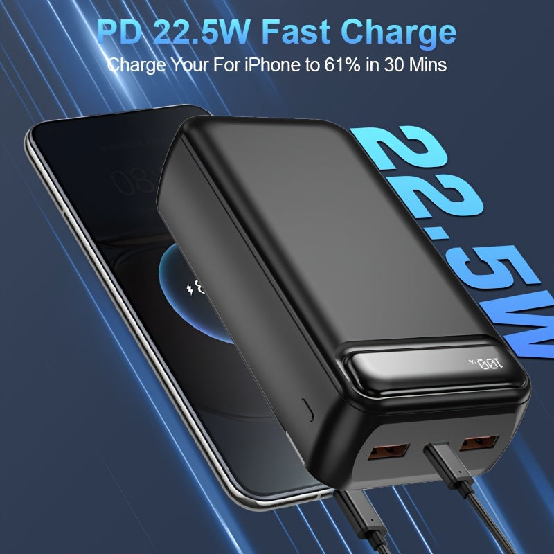 Power Bank 50.000mAh 🔋  Ricarica 22.5W Ultra Veloce ✅&nbsp;Compatibile con iPhone 16/15- E tutti gli smartphone