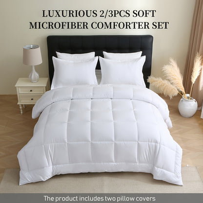 Set Coperta + Federe 🛏️ | Peso Massimo, Morbidezza Ipersoft | 3 pezzi Completo