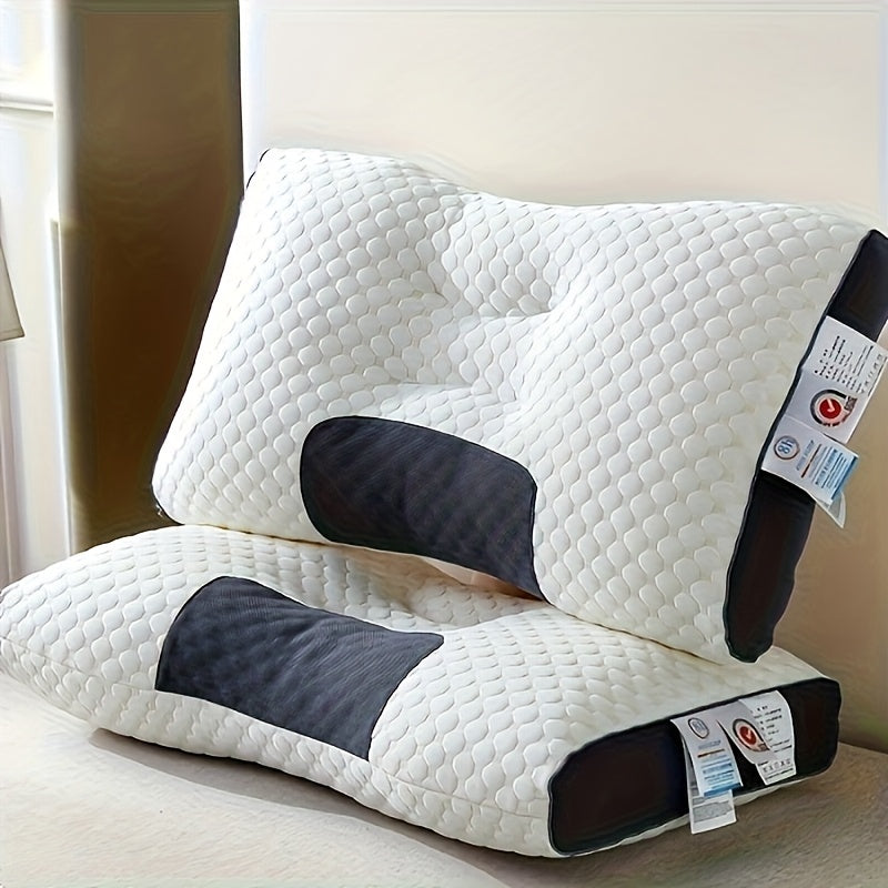Cuscino Cervicale Ergonomico - Supporto Regolabile Dorso/Lato - Poliestere Ipoallergenico Lavabile
