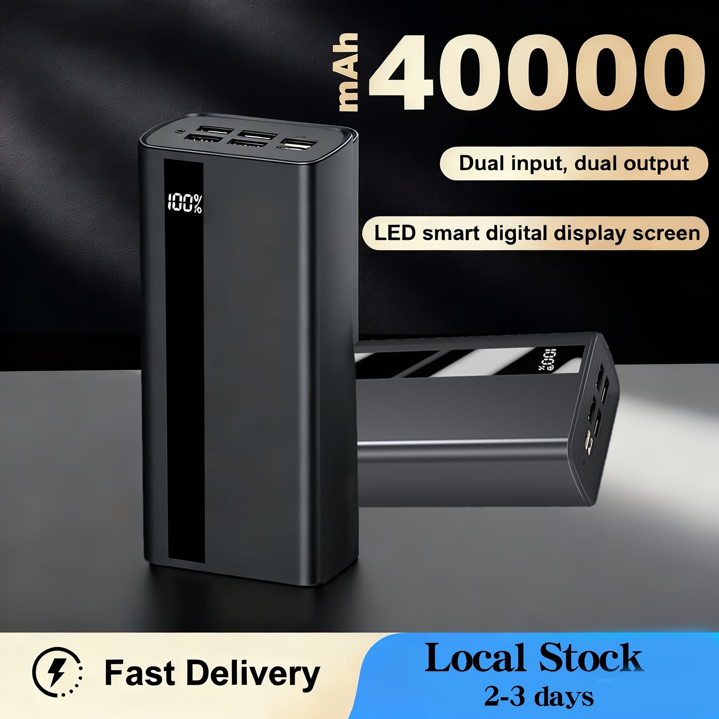 Power Bank 50.000mAh 🔋  Ricarica 22.5W Ultra Veloce ✅&nbsp;Compatibile con iPhone 16/15- E tutti gli smartphone