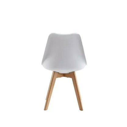 Set 4 Sedie Mod. Eva - Design Ergonomico, 7 Colorazioni, Per Interni/Esterni