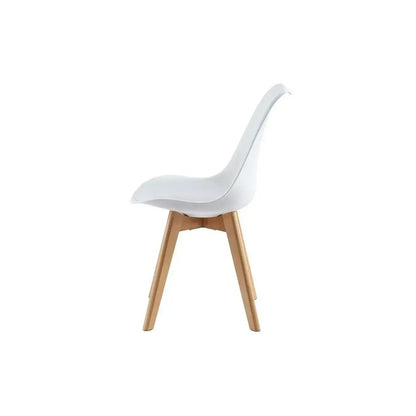 Set 4 Sedie Mod. Eva - Design Ergonomico, 7 Colorazioni, Per Interni/Esterni