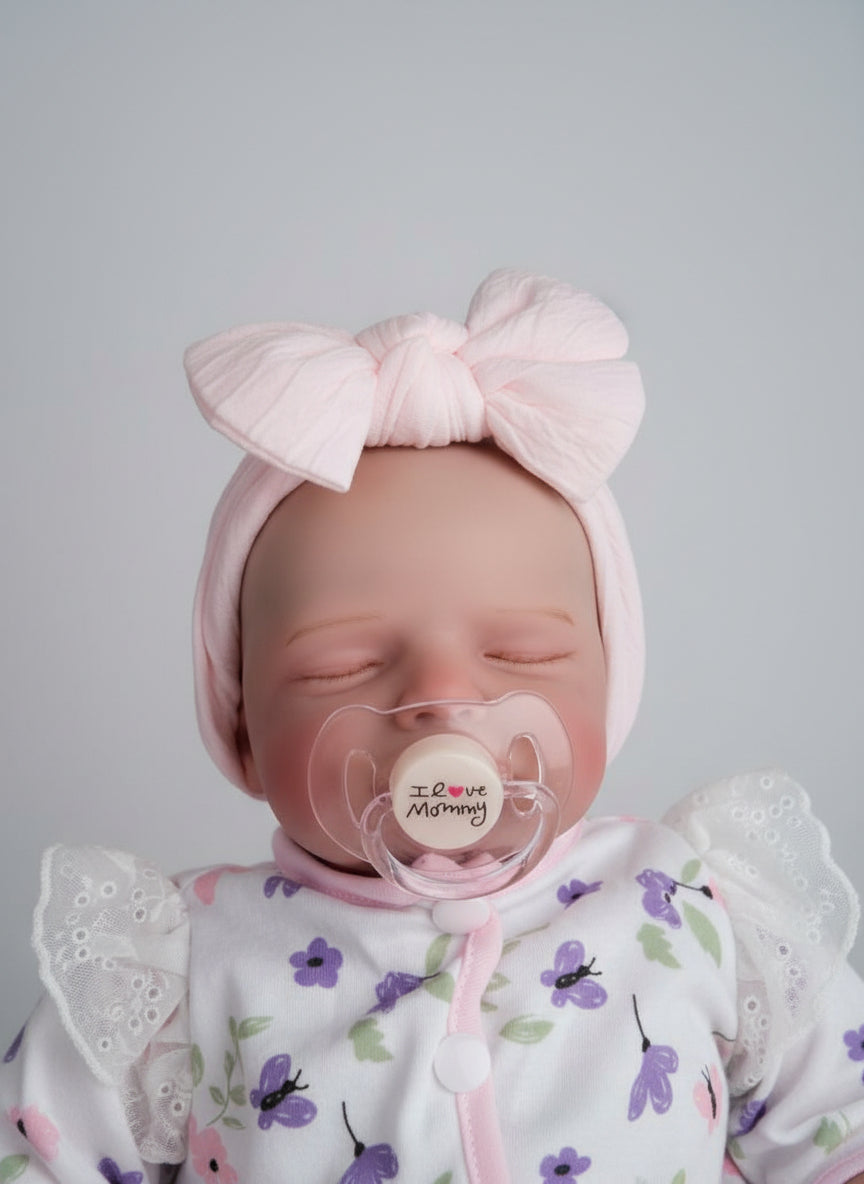 Bambola Reborn Rosalie 45cm Vestito Floreale Addormentata- Perfetta per Collezionisti e Regali Speciali