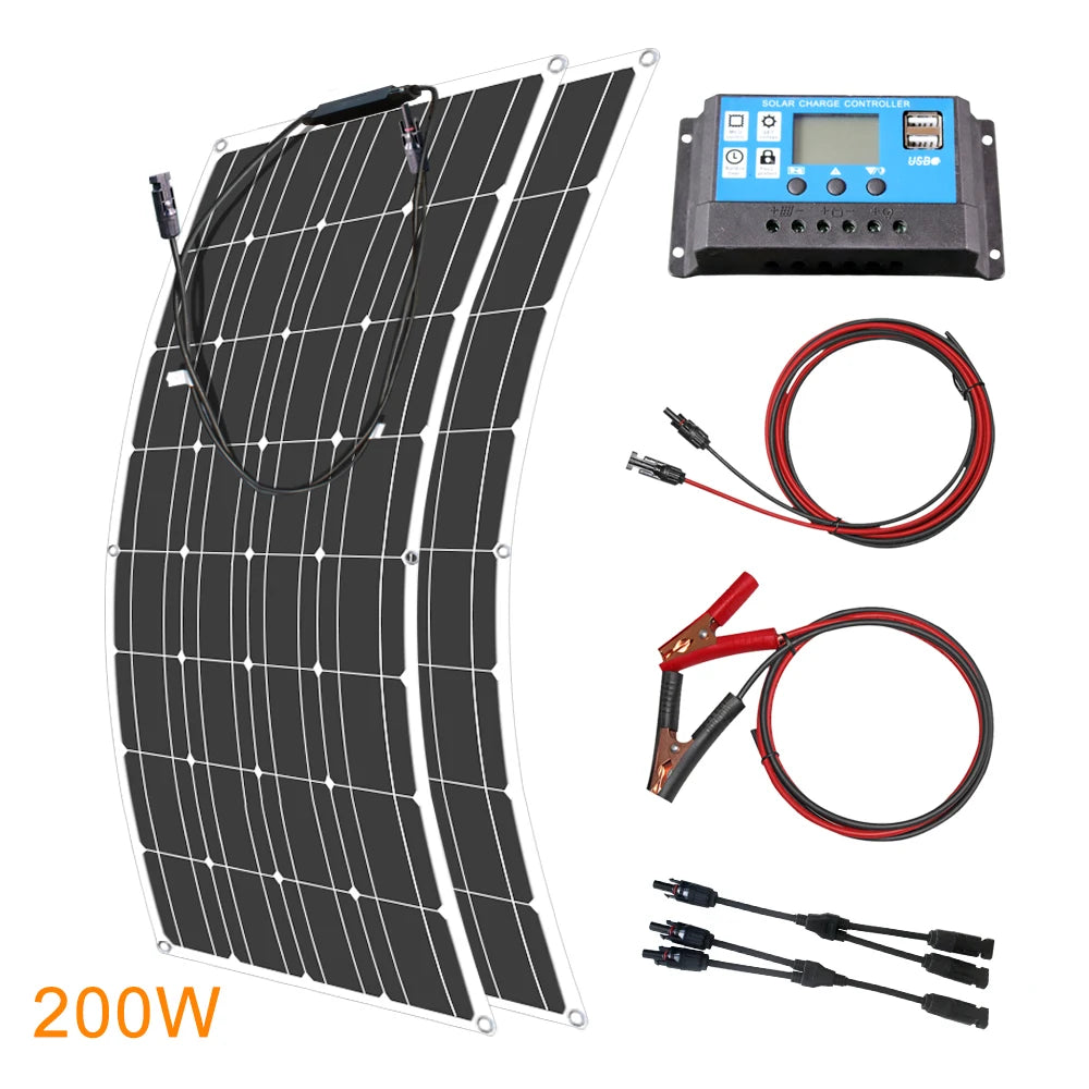 Pannello Solare Flessibile 100-600 WATT Pieghevole Impermeabile