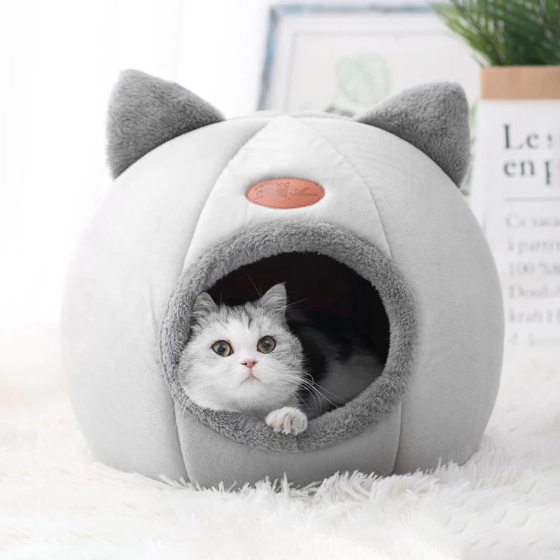 🐾【NUOVO】Cuccia Grotta per Gatti - Nido Morbido Invernale per Cani Piccoli!