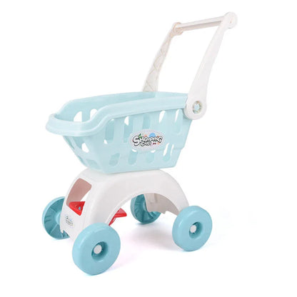 Carrello Spesa Giocattolo Bambini con 28 Accessori - Frutta, Cibo Finto, Role Play