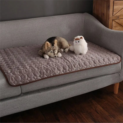 Coperta Rinfrescante Cani Estivo - Traspirante, Lavabile, per Divano/Letto