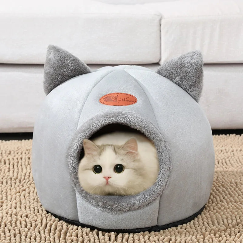 🐾【NUOVO】Cuccia Grotta per Gatti - Nido Morbido Invernale per Cani Piccoli!