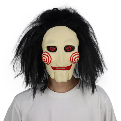 Maschera Jigsaw Horror Spiral  Saw Lattice per Halloween Cosplay