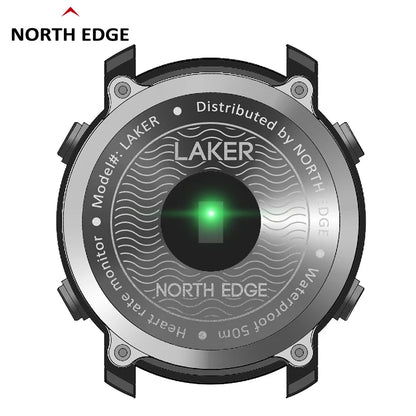 ⌚ NORTH EDGE Orologio Digitale Uomo - Impermeabile 50M, Cardio & Sport
