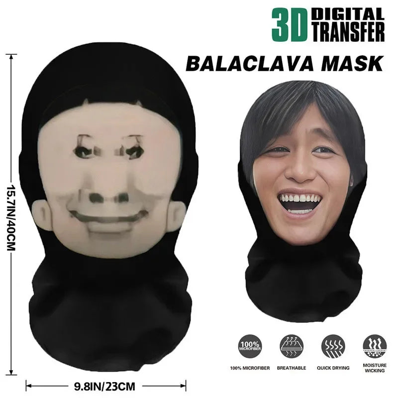 🎭 Maschera 3D Stretch Mesh - Full Face Cosplay, Hip Hop, Role Play per Uomini e Donne!
Design futuristico e traspirante. Perfetta per feste, sport e moda streetwear! 🔥