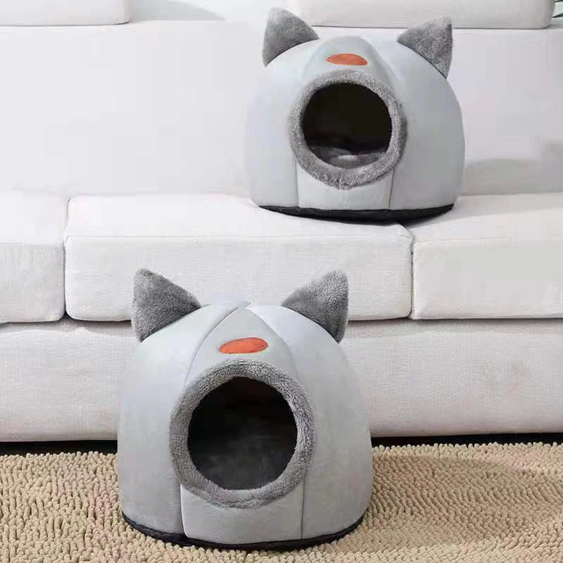 🐾【NUOVO】Cuccia Grotta per Gatti - Nido Morbido Invernale per Cani Piccoli!