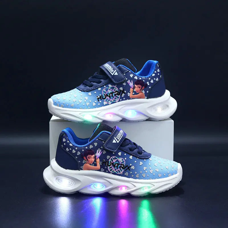 Scarpe Bambina con Luci LED Kpop Demon Hunter - Scarpe Luminose