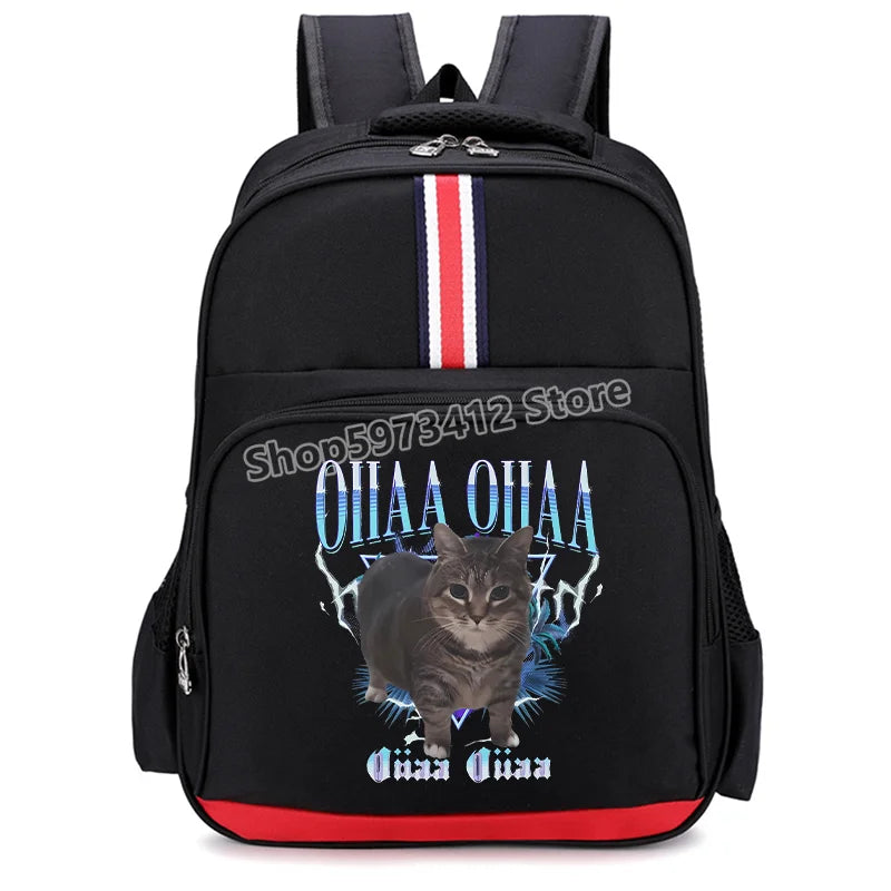 🎒 Zaino Scolastico "Italian Brainrot" - Stampa Cartoon Unica! ✨ Capienza XXL + Design Esclusivo - Per Studenti Fashion!