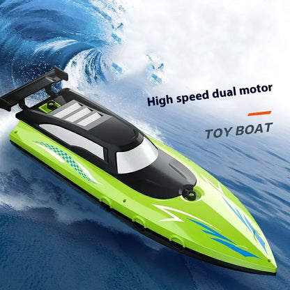 Barca RC 2.4Ghz Ad Alta Velocità - Giocattolo per Bambini Piscina/Lago