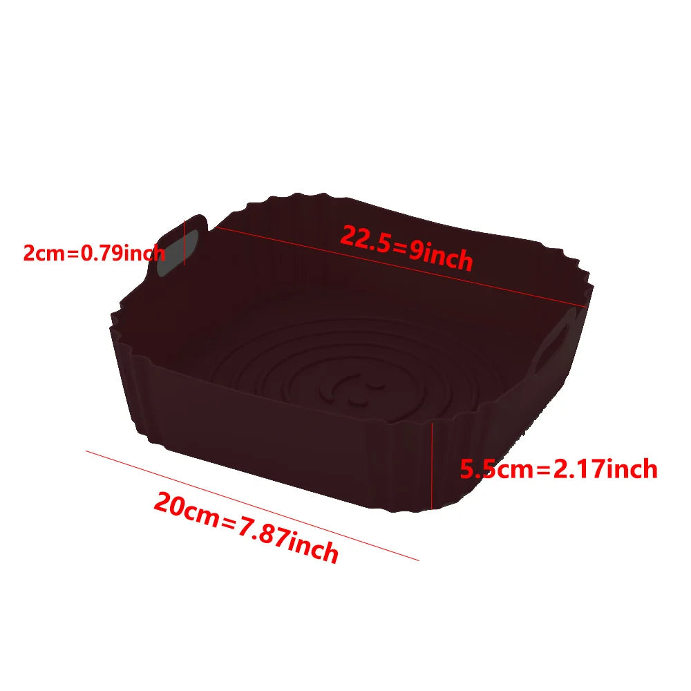 Accessorio Air Fryer in Silicone - Per Pizza, Pollo e Dolci, Antiaderente