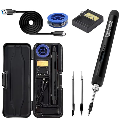 Saldatore USB Portatile Digitale | Display LED | Mini Stazione Saldo Ricaricabile per DIY