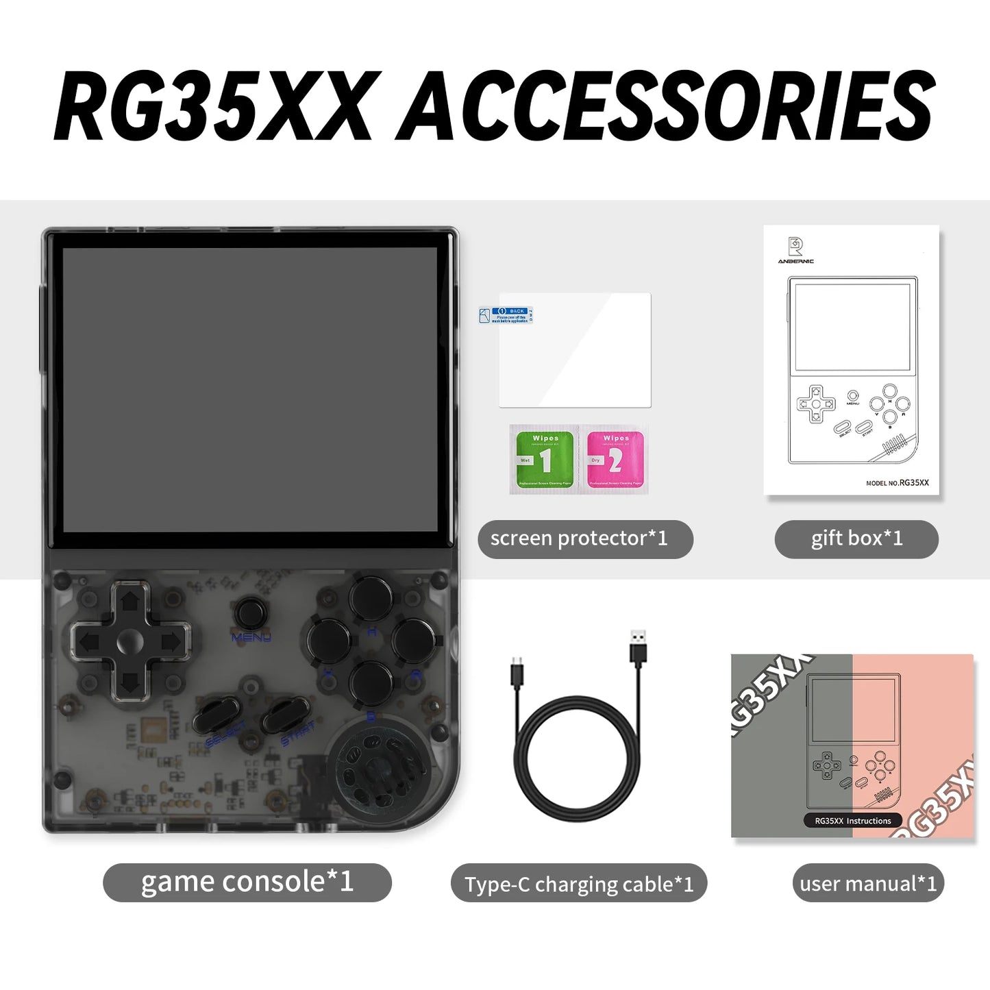 🔥ANBERNIC RG35XX PLUS: 5000+ Giochi Retro Portatile! IPS 3.5" + TV Out HD🎮