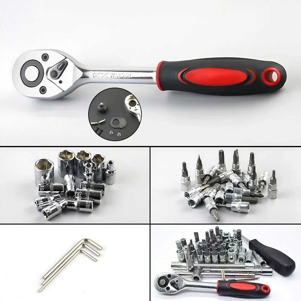 Kit 46 Chiavi Bussola Professionali - Per Auto, Moto, Riparazioni