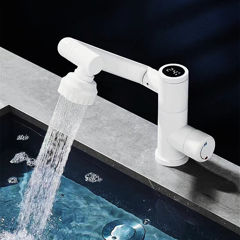 ✨ RUBINETTO A LED DIGITALE 360° – Tecnologia & Design Futuristico per il Tuo Bagno!