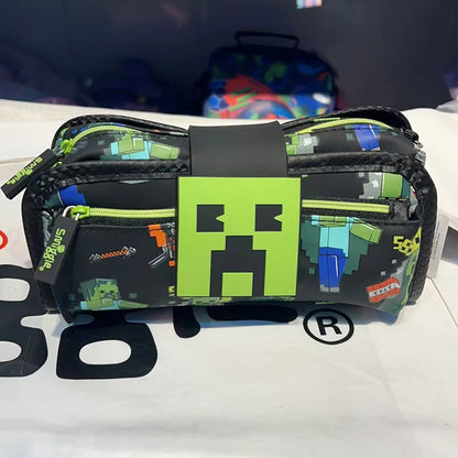 Zaino Minecraft Creeper Smiggle + Accessori  Scuola