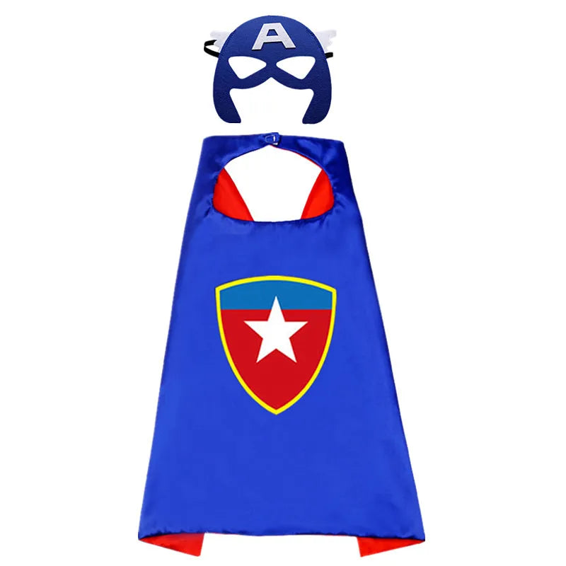 Mantelli Supereroi per Bambini 3-10 Anni - Costumi Gioco di Ruolo, Regalo Perfetto