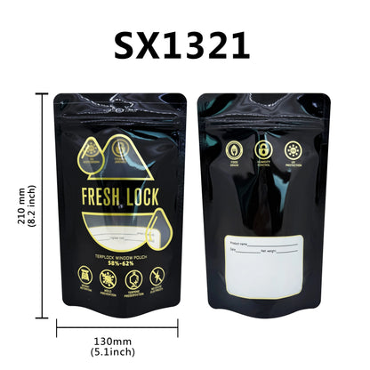 Sacchetti Terp-Control Mylar | Sigillabili a Caldo | 1/8Oz - 2Lb | 58-62% RH