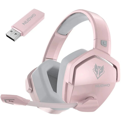 Cuffie Auricolari Gaming Wireless  - Doppia Connessione 2.4G/Bluetooth, 100h Autonomia, Microfono ENC, per PC PS4 PS5