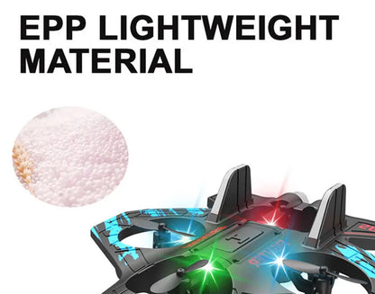 ✈️ Aliante RC 2.4G - Elicottero Acrobatico con Luci LED - Giocattolo Volante