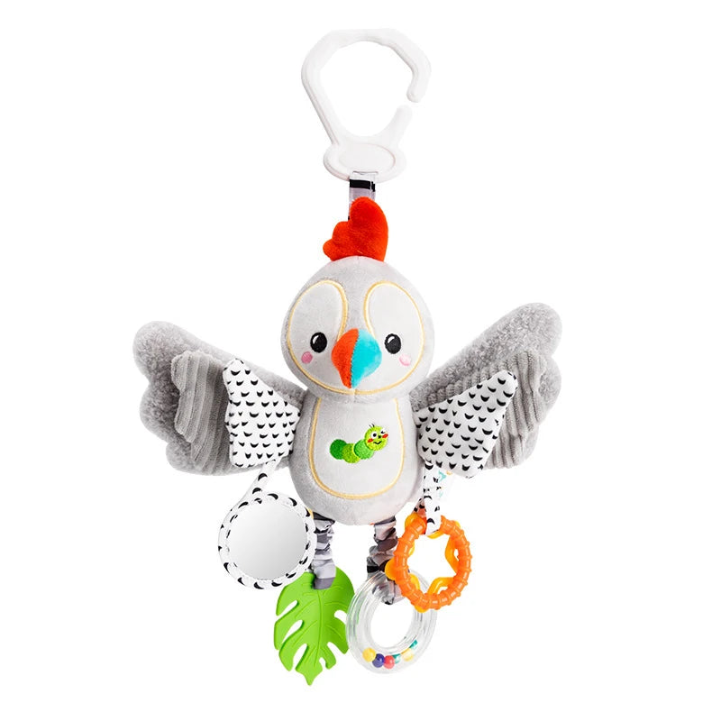 🐰 Sonagli Montessori in Peluche - Giocattoli Educativi per Neonati