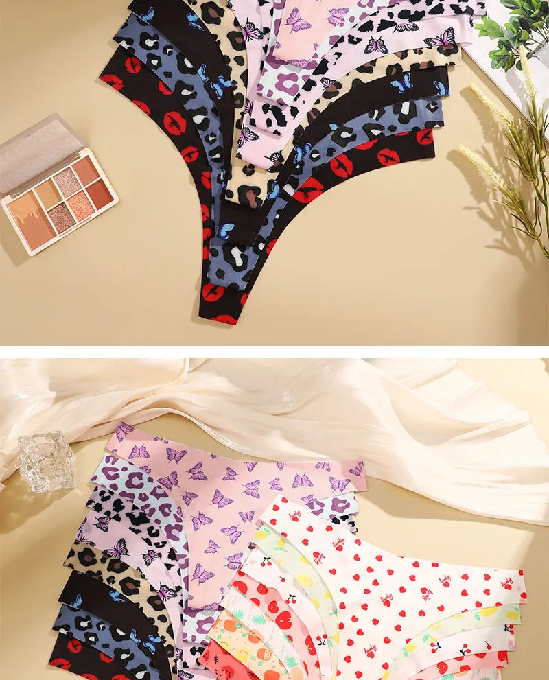 3 Mutandine Sexy Donna - Perizoma T-Back Vita Bassa - Intimo Colorato Senza Cuciture