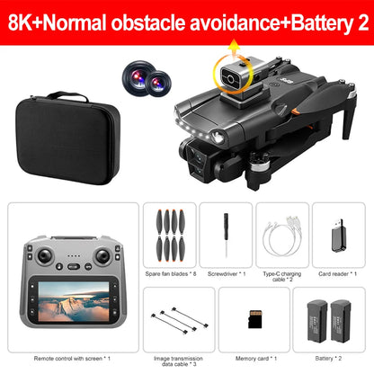 Norma Mijia V198MAX Drone 8K Professionale FPV Brushless Laser Evitamento Ostacoli Antenna Ottica Pieghevole Quadcopter Mini 4K Dron