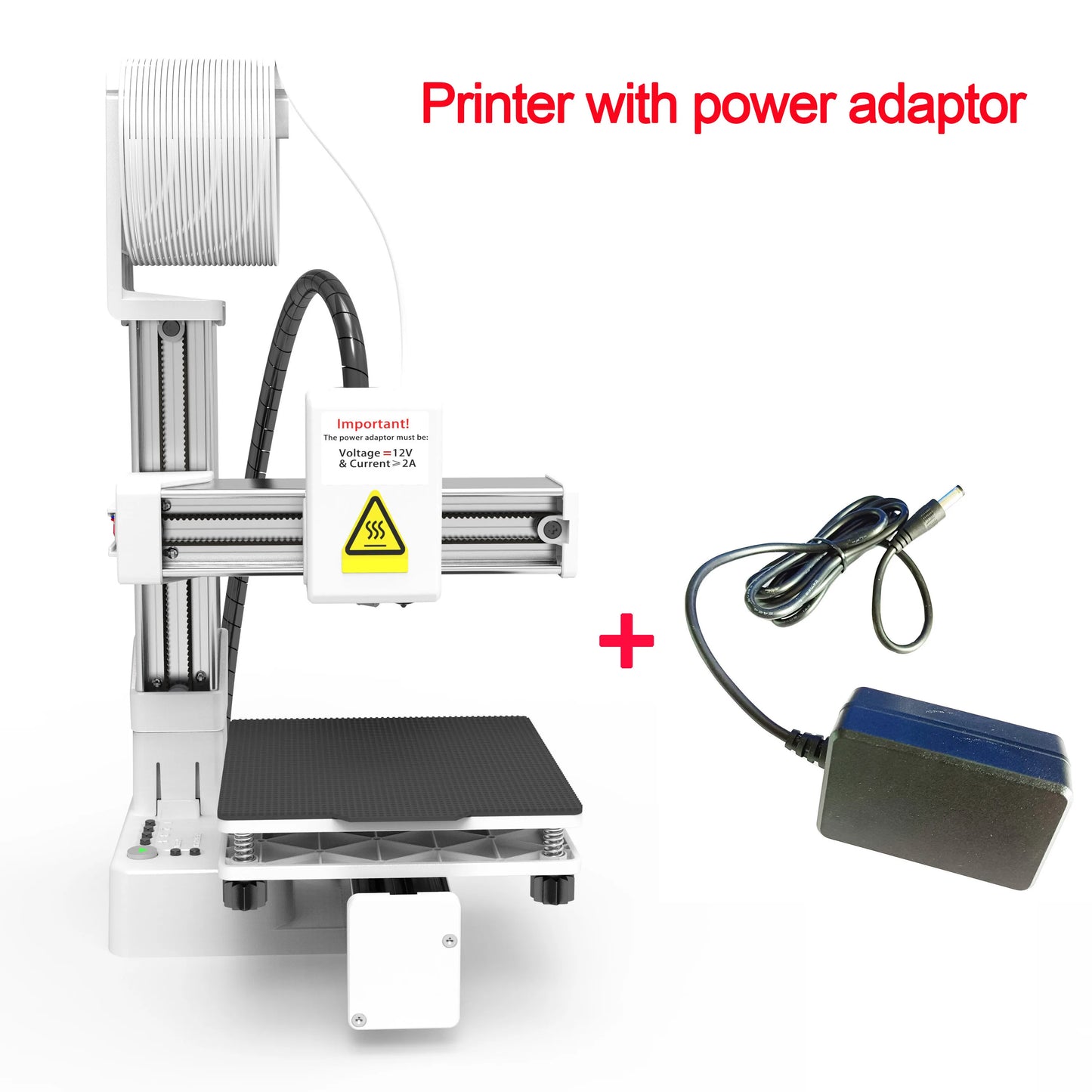 Stampante 3D EasyThreed Base - Con Adattatore, Per PLA e TPU 1.75mm