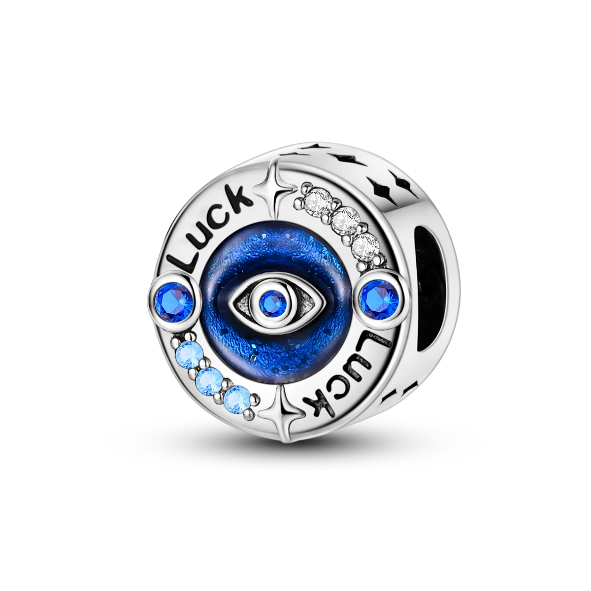 Bracciale Charm Argento 925 - Perle Blu, Gioielli Fai Da Te, Design Moderno e Minimalista Crea il tuo gioiello unico! Perle in argento sterling e charm eleganti.
