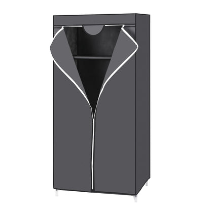 Armadio Pieghevole Tessuto 🚪 | 160cm Alto, 3 Ripiani | Organizza Casa in 1 Minuto