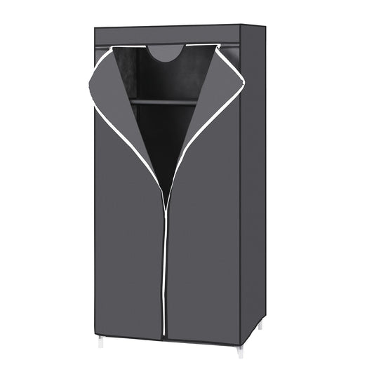 Armadio Pieghevole Tessuto 🚪 | 160cm Alto, 3 Ripiani | Organizza Casa in 1 Minuto