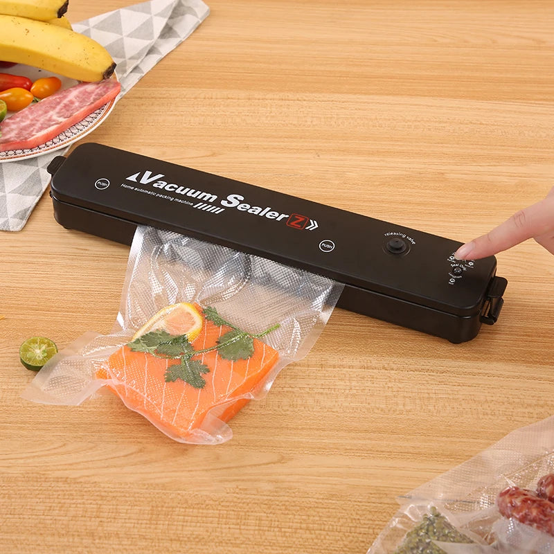 🔥 Sigillatrice Sottovuoto 220V Professionale | Confezionatrice Alimenti + 10 Sacchetti Gratis | Conserva Cibi 5 Volte Più a Lungo | Compatta e Potente