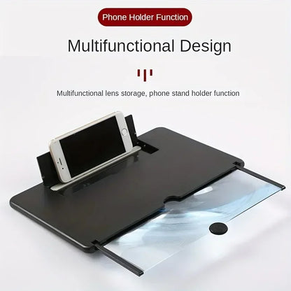 Amplificatore Schermo Telefono 10/12 Pollici | Lente Ingrandimento HD | Antiriflesso & Protezione Luce Blu