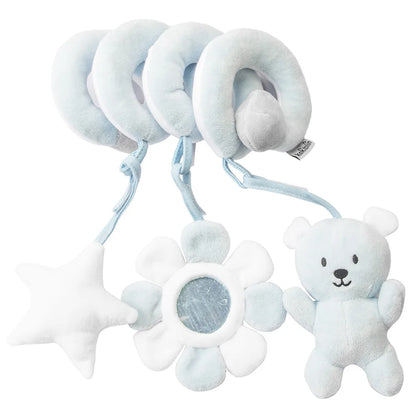 Giocattolo Spirale per Seggiolino Passeggino Culla - Peluche Sonaglio per Neonati