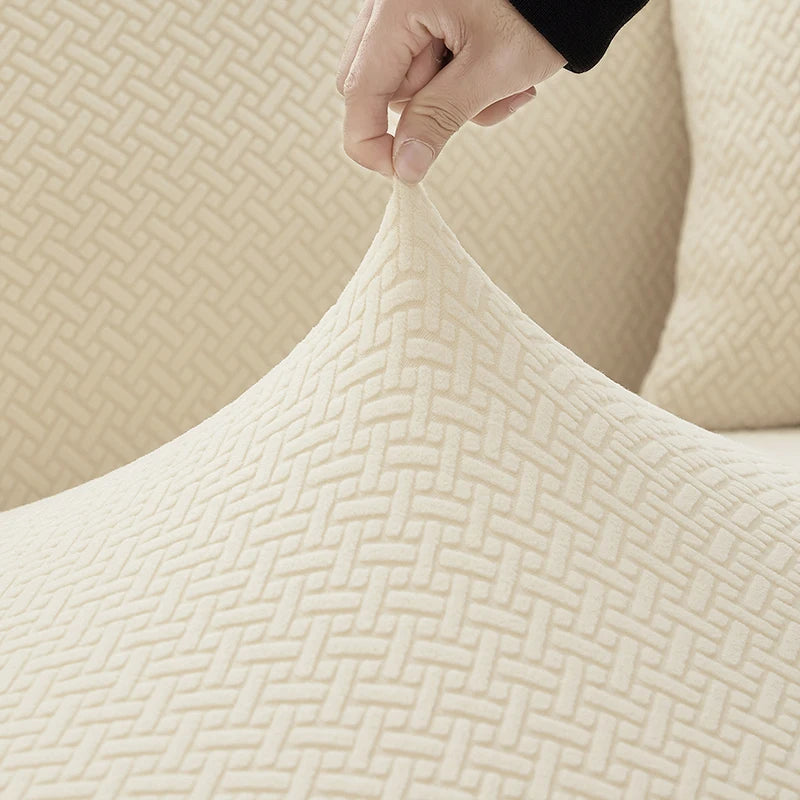 Copridivano Jacquard Morbido - Elasticizzato per Divani L/2/3/4/5 Posti
