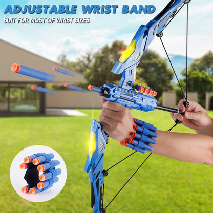 Set Tiro con l'Arco per Bambini con Luci LED - Divertimento Sicuro Indoor/Outdoor!