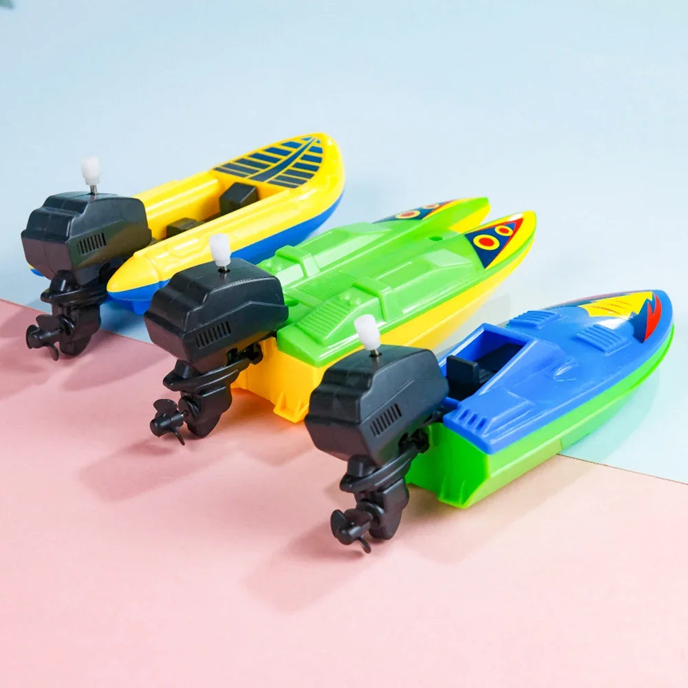 2 Pezzi Barche Giocattolo - Nave Velocissima Galleggiante, Gioco da Bagno/Doccia per Bambini, Regalo