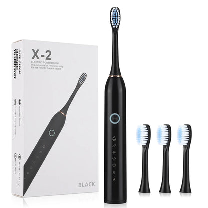 🚀 Spazzolino Elettrico Ricaricabile 6 Modalità | Sbiancante + Massaggio Gengive | IP67 Impermeabile | USB-C 🦷